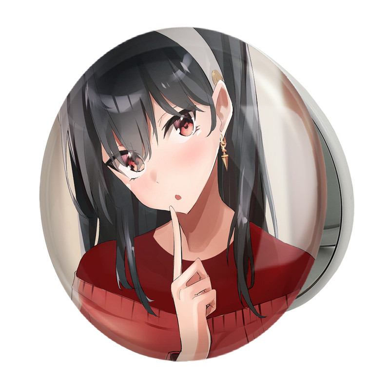 آینه جیبی خندالو طرح یور فورجر انیمه اسپای ایکس فمیلی Spy x Family مدل تاشو کد 17728