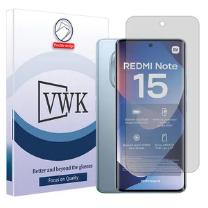 VWK Tough model transparent screen protector suitable for Xiaomi Redmi Note 15 4G mobile phone