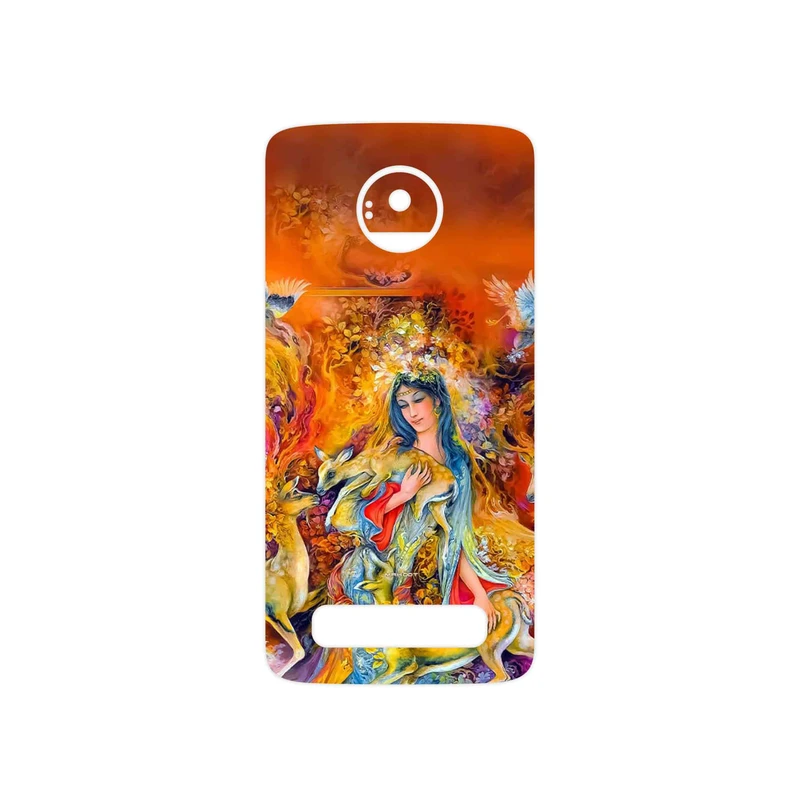 برچسب پوششی ماهوت مدل Persian miniature 2 مناسب برای گوشی موبایل موتورولا Moto Z Play
