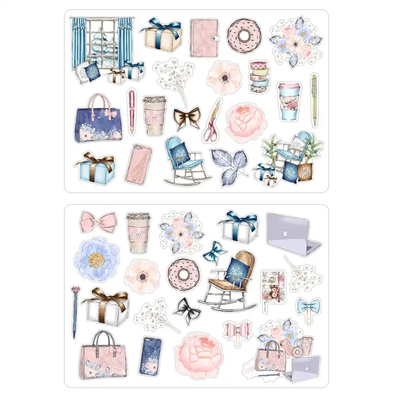 برچسب مدل Modern طرح بولت ژورنال و اسکرپ بوک کد 25 بسته 2 عددی