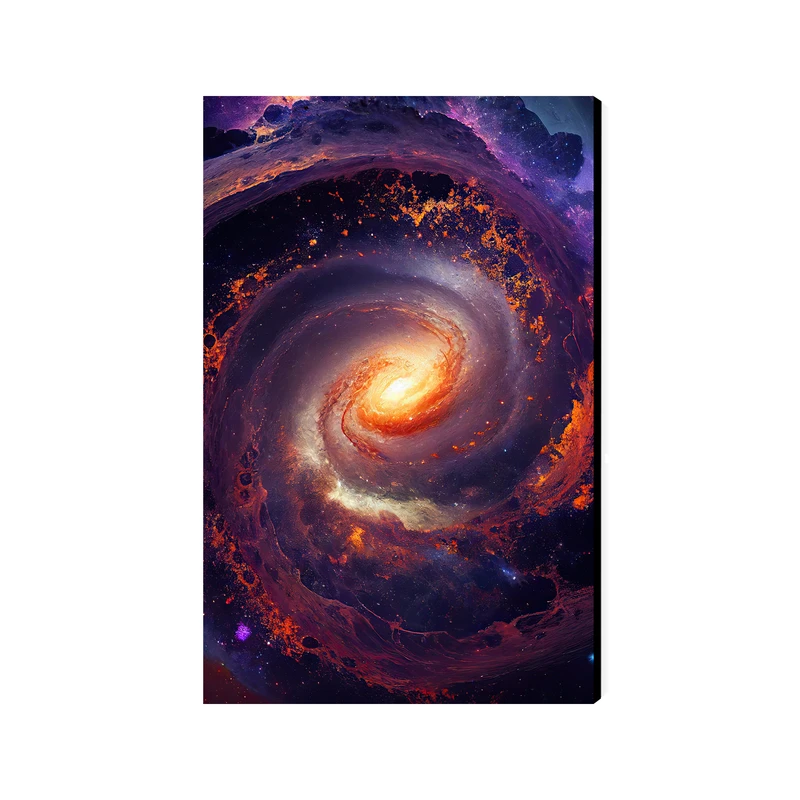 تابلو شاسی عرش مدل فانتزی منظره فضا و کهکشان کد As5284