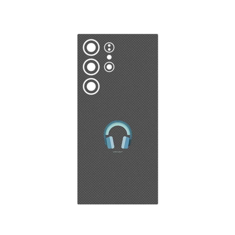 برچسب پوششی ماهوت مدل Minimal Headphone Icon مناسب برای گوشی موبایل سامسونگ Galaxy S24 Ultra
