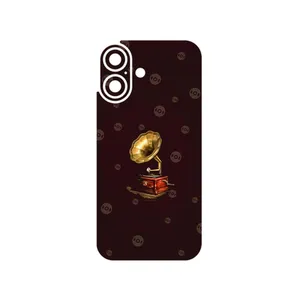 MAHOOT Gramophone Nostalgia Cover Sticker for Apple iPhone 16