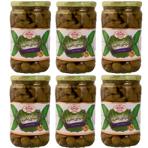 ترشی بامیه پامچال 650 گرم - بسته 6 عددی