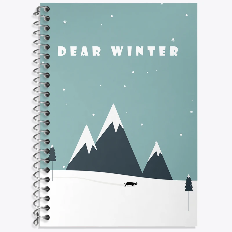 دفتر نت موسیقی 50 برگ خندالو طرح زمستان کد N2554