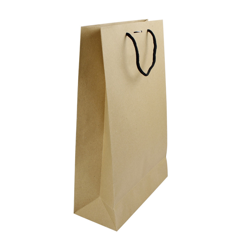 ساک هدیه مدل کرافت طرح ساده کد K3036 بسته 12 عددی