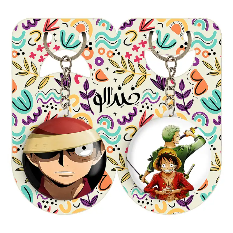 جاکلیدی خندالو مدل لوفی و زورو و مانکی دی لوفی انیمه وان پیس کد 1144811443 مجموعه 2 عددی