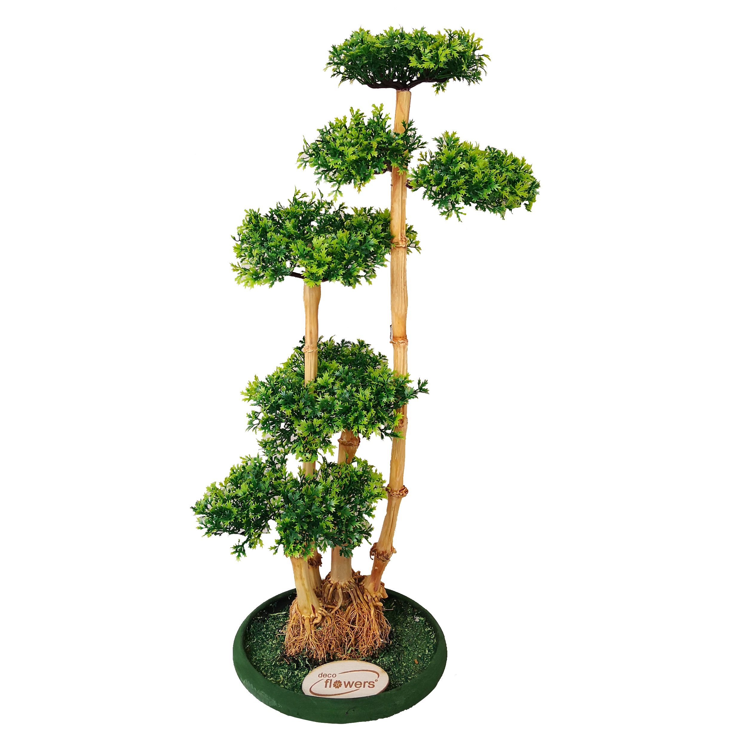 گلدان به همراه درختچه مصنوعی دکوفلاورز مدل bonsai10