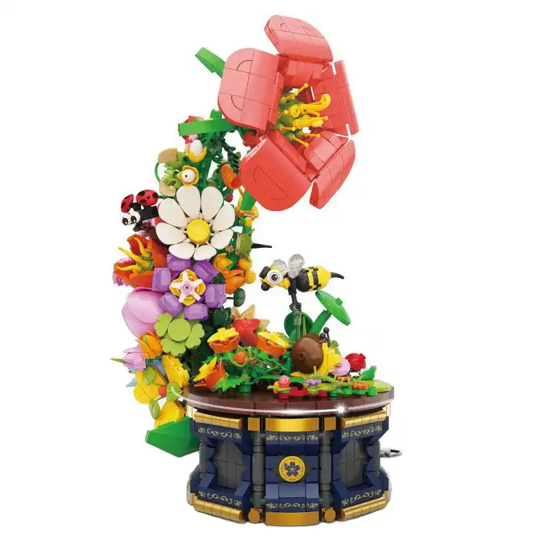 ساختنی کاذی مدل Jungle Concert طرح گل موزیکال کد KY81122