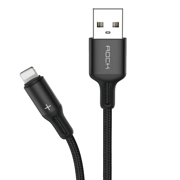 کابل تبدیل USB به لایتنینگ راک مدل RCB0730 طول 2 متر 