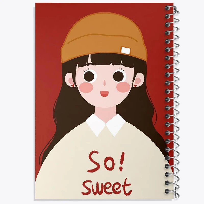 دفتر مشق 50 برگ خندالو مدل دخترانه فانتزی کد 25745