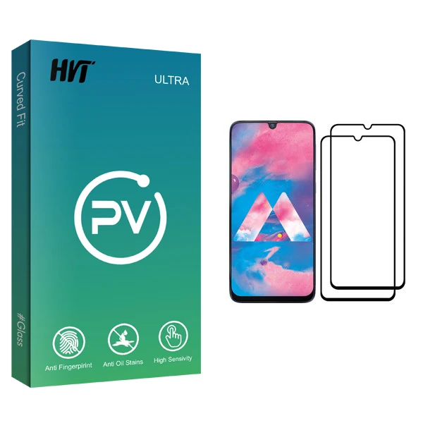 محافظ صفحه نمایش اچ وی تی مدل PV glass مناسب برای گوشی موبایل سامسونگ Galaxy M30 بسته دو عددی