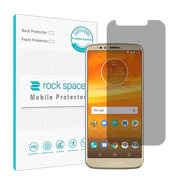 محافظ صفحه نمایش حریم شخصی راک اسپیس مدل HyPRV مناسب برای گوشی موبایل موتورولا Moto E5 Plus