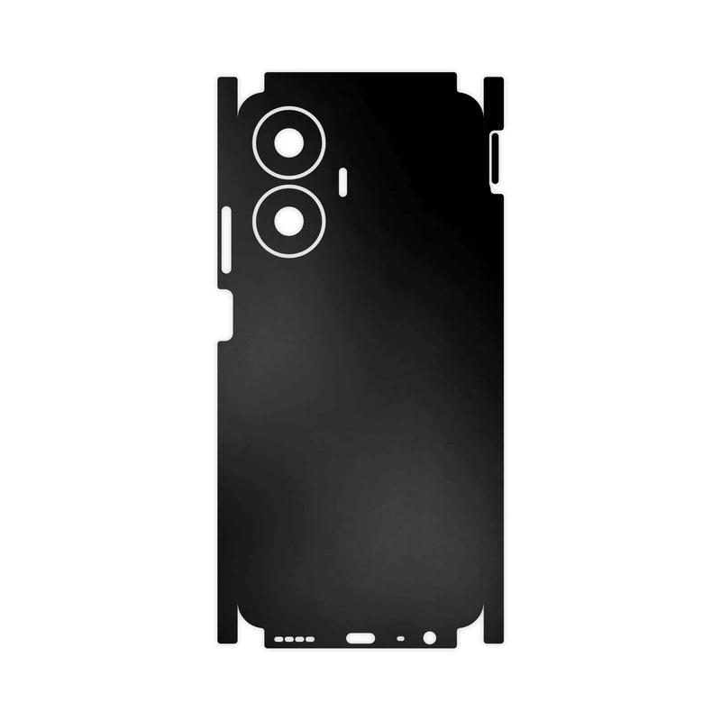 برچسب پوششی ماهوت مدل Matte-Black-FullSkin مناسب برای گوشی موبایل ریلمی C55