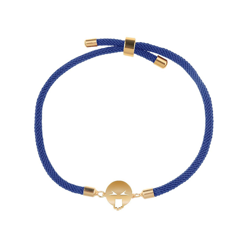 دستبند طلا 18 عیار زنانه مدوپد مدل ایموجی کد D13-10108