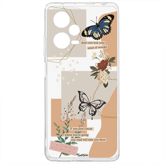 کاور طرح Butterfly مناسب برای گوشی موبایل شیائومی Redmi Note 12 Pro Plus