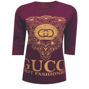 تی شرت آستین سه ربع زنانه مدل DKCOP 276