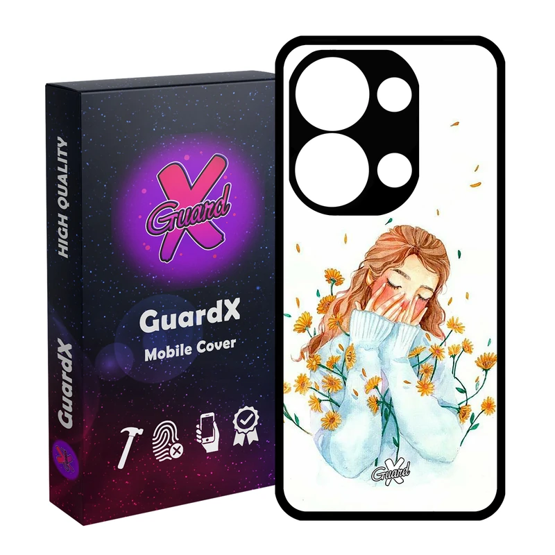 کاور گارد ایکس طرح Girl مناسب برای گوشی موبایل شیائومی Redmi Note 13 Pro 4G / Poco M6 Pro 4G