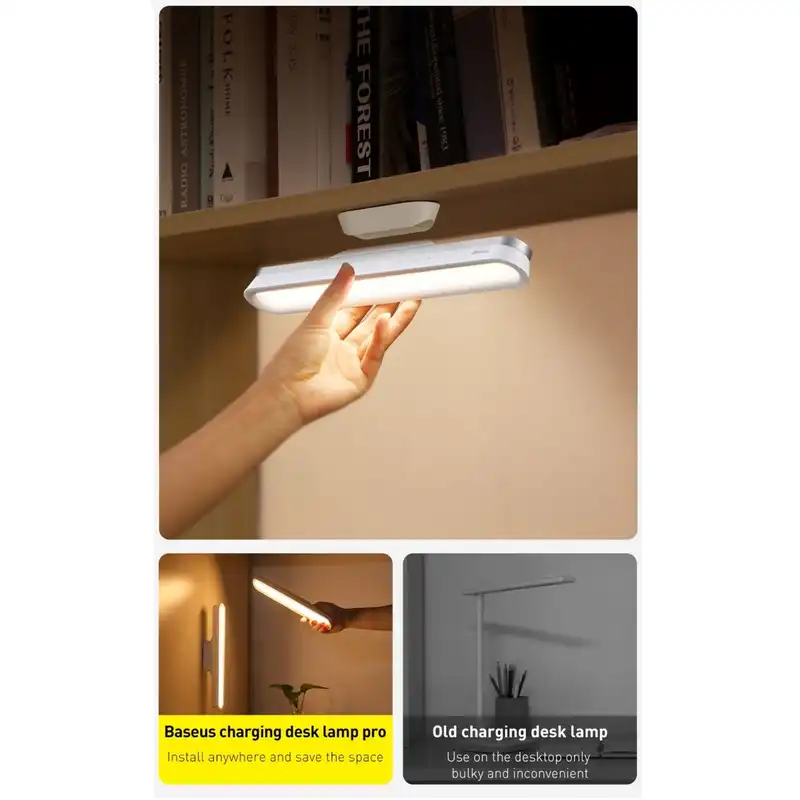 چراغ شارژی باسئوس مدل  Magnetic Stepless Dimming