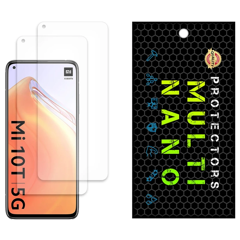 محافظ صفحه نمایش مات مولتی نانو مدل X-S2M مناسب برای گوشی موبایل شیائومی Mi 10T بسته دو عددی