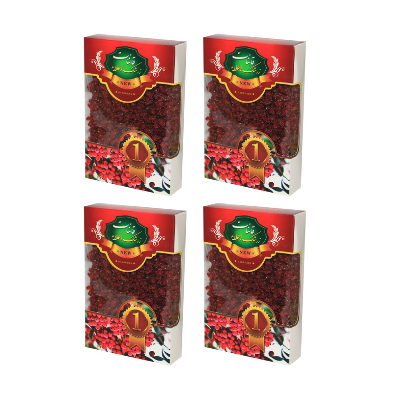 زرشک ممتاز قائنات - 600 گرم بسته 4 عددی