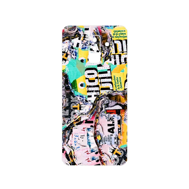 برچسب پوششی ماهوت مدل Collage of Teared Paper مناسب برای گوشی موبایل سامسونگ Galaxy A6 Plus 2018