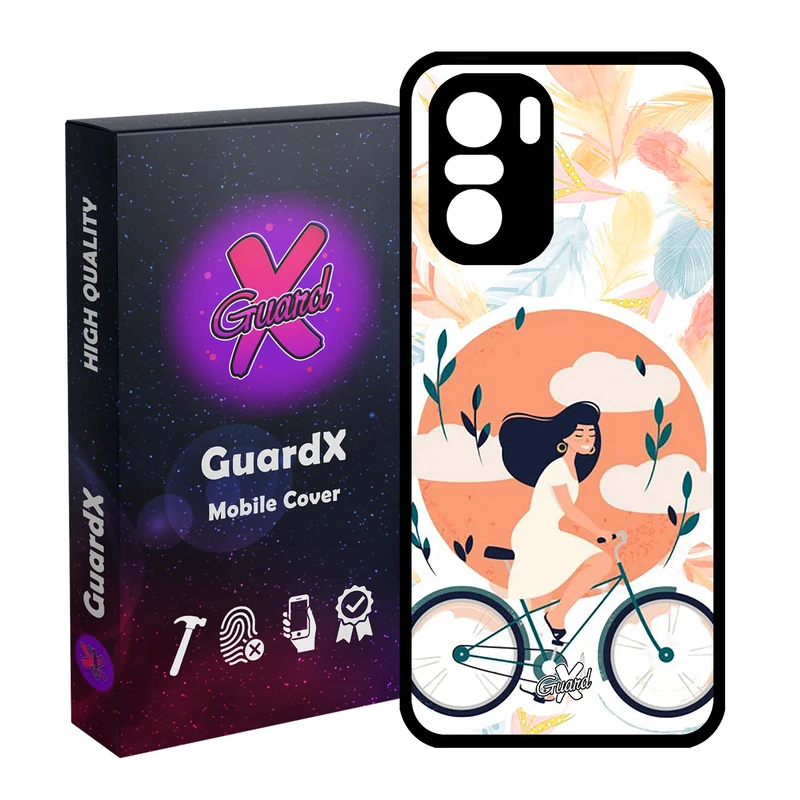 کاور گارد ایکس طرح Girl مدل Glass10340 مناسب برای گوشی موبایل شیائومی Poco F3/MI 11X/MI 11X Pro/Redmi K40/K40 Pro