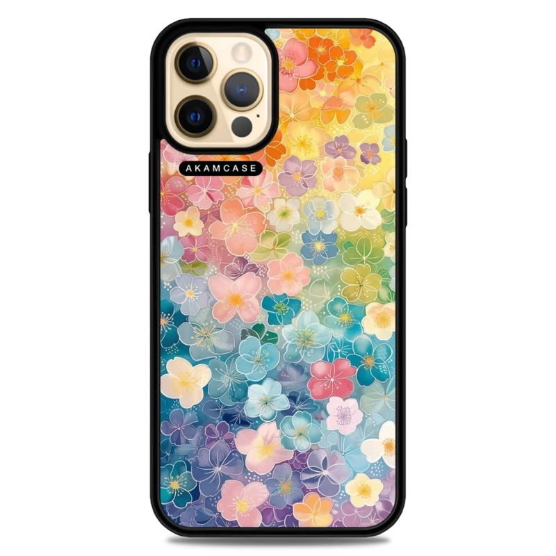 کاور آکام مدل AMC-WA12PRO-FLOWERS-27 مناسب برای گوشی موبایل اپل iPhone 12 Pro
