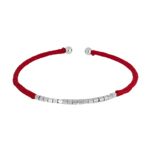 دستبند نقره زنانه پیله کد 02