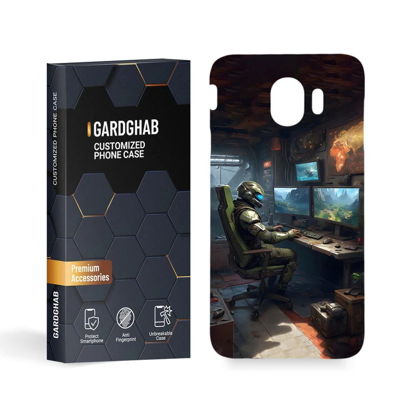  کاور گارد قاب مدل پسرانه مناسب برای گوشی موبایل سامسونگ Galaxy J4 2018