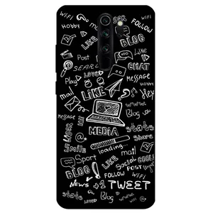 Megafone Social Media 1898 Cover For Xiaomi Redmi Note 8 Pro