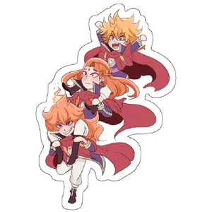 استیکر لپ تاپ مدل Chibi Black Clover Vermillion
