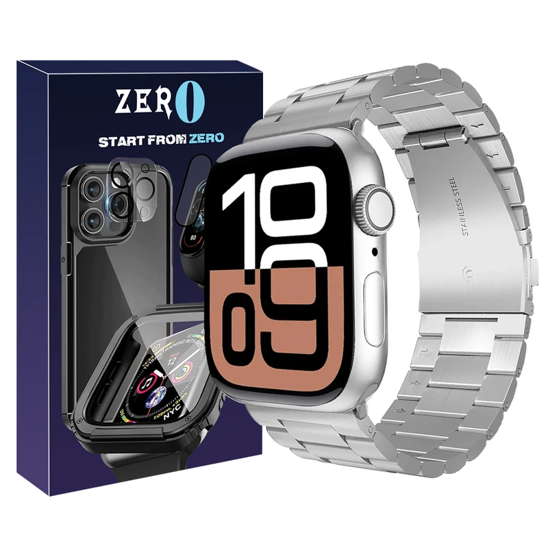 بند زیرو مدل 3Bead ZR مناسب برای اپل واچ سری 10 سایز 46 میلی متری