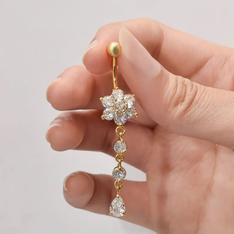 پیرسینگ ناف زنانه پایتخت مدل PS215_A2