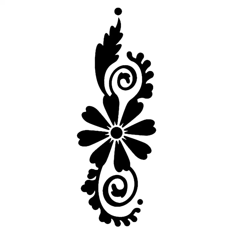 شابلون باتیس آرت طرح گل کد 50-381