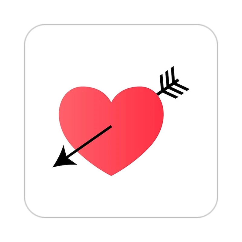 زیر لیوانی کاکتی طرح عاشقانه مدل mp39889