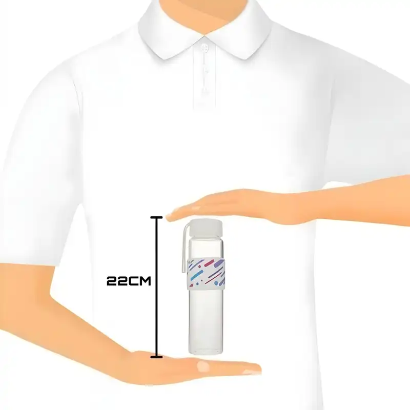 قمقمه مدل GLAX گنجایش 0.550 لیتر به همراه ساک دستی و کابل شارژ