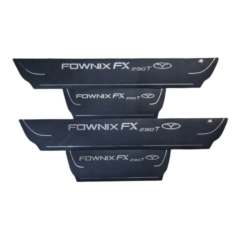 برچسب پارکابی خودرو امیران اسپرت طرح چرم کد 2025032 مناسب برای فونیکس FX290 مجموعه 4 عددی