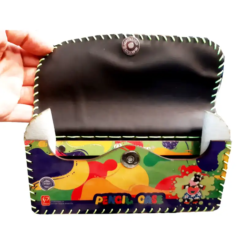 جامدادی پارسیکار مدل چوب و چرم مدل L9