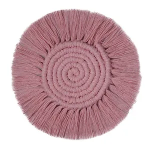 زیر لیوانی تاره بافت مدل خورشیدی