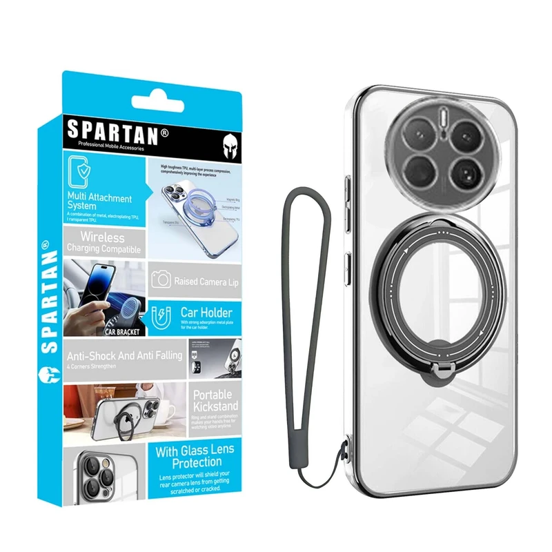 کاور اسپارتان مدل Ring Stand Strap مناسب برای گوشی موبایل هوآوی Mate 50 Pro به همراه بندآویز