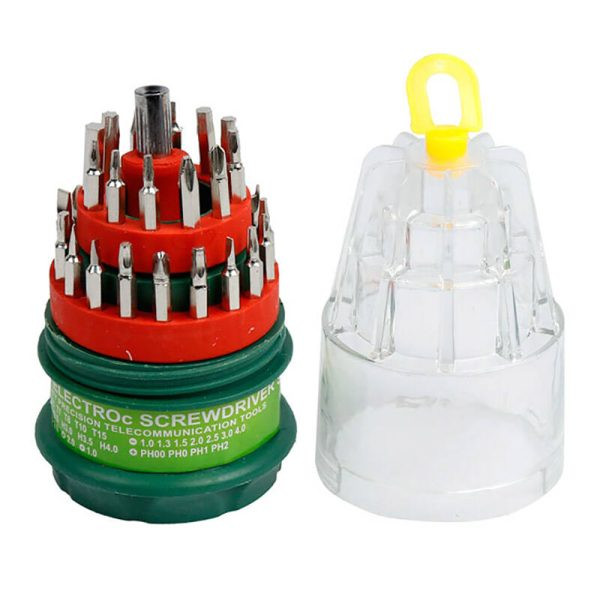 پیچ گوشتی و سری پیچ گوشتی مدل XR TOOLS بسته 31 عددی