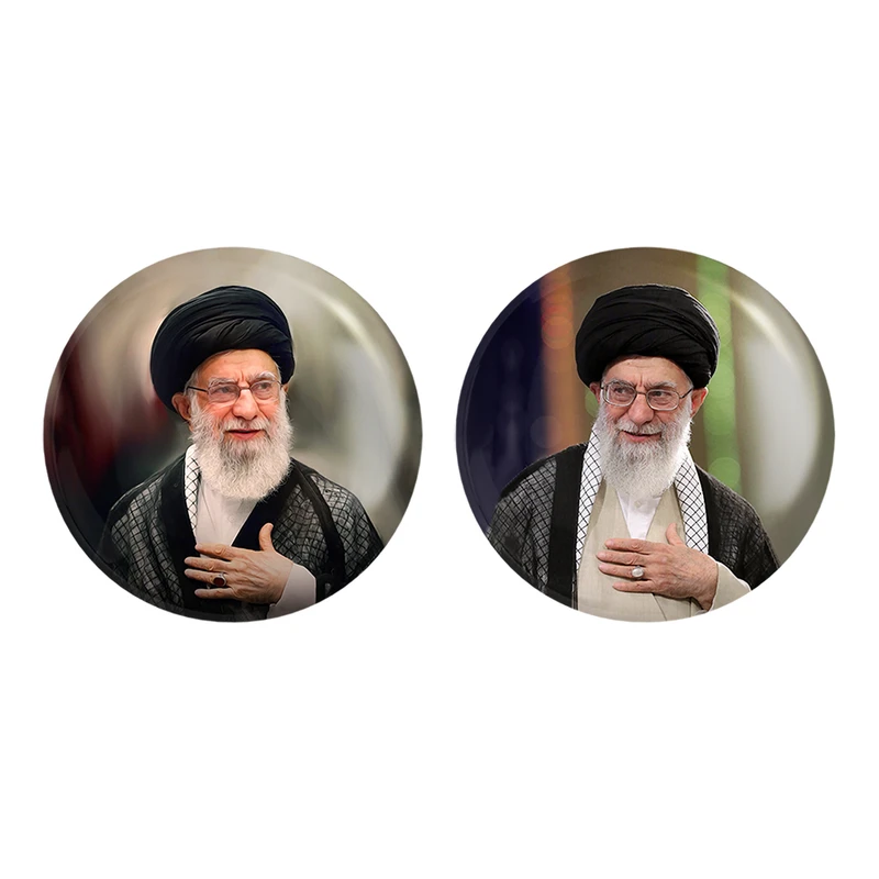 مگنت خندالو طرح تصویر رهبر کد 1262312625 مجموعه 2 عددی