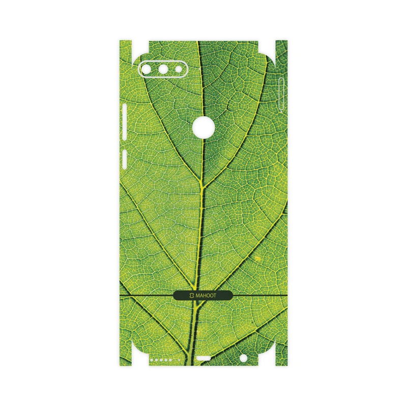 برچسب پوششی ماهوت مدل Leaf-Texture-FullSkin مناسب برای گوشی موبایل هوآوی Y7 Prime 2018