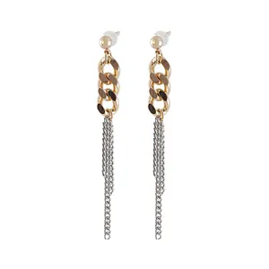 گوشواره زنانه ژوپینگ مدل آویز کد C-12