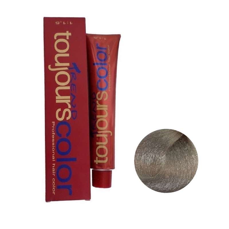 رنگ مو توژور سری Smoky شماره 8.2 حجم 100 میلی لیتر رنگ دودی بلوند روشن
