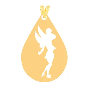 آویز گردنبند طلا 18 عیار زنانه الن نار مدل تينکربل LN31490