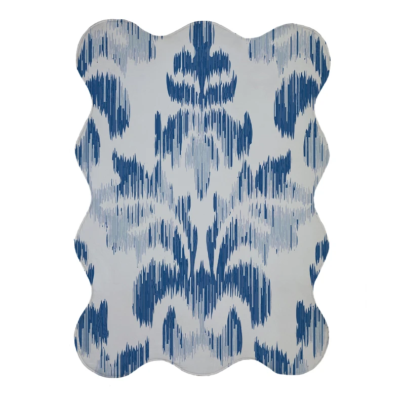 پادری مدل دالبر طرح آبرنگی کد 9063 سایز 80x110 سانتی متر