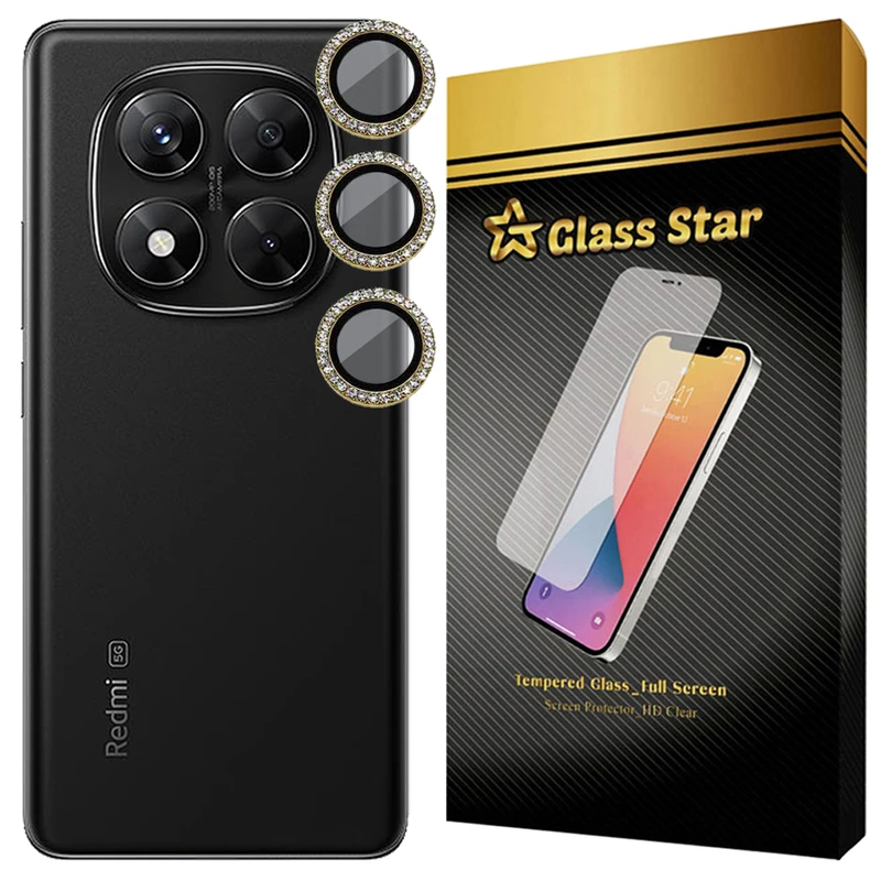 محافظ لنز دوربین گلس استار مدل NRIG20 مناسب برای گوشی موبایل شیائومی Redmi Note 14 Pro 5G / Poco X7