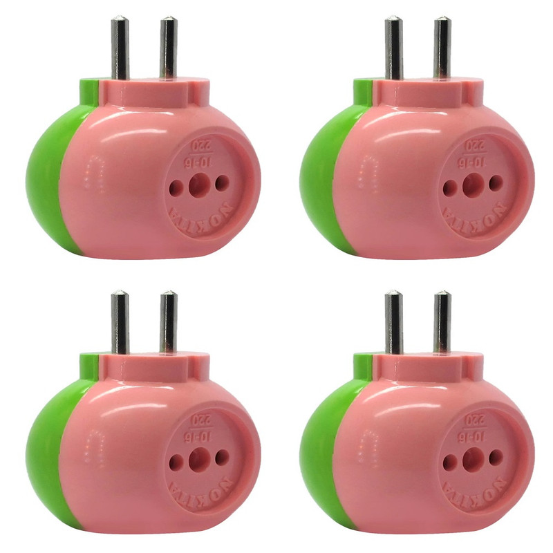 سه شاخه برق مدل COLOFUL بسته 4 عددی